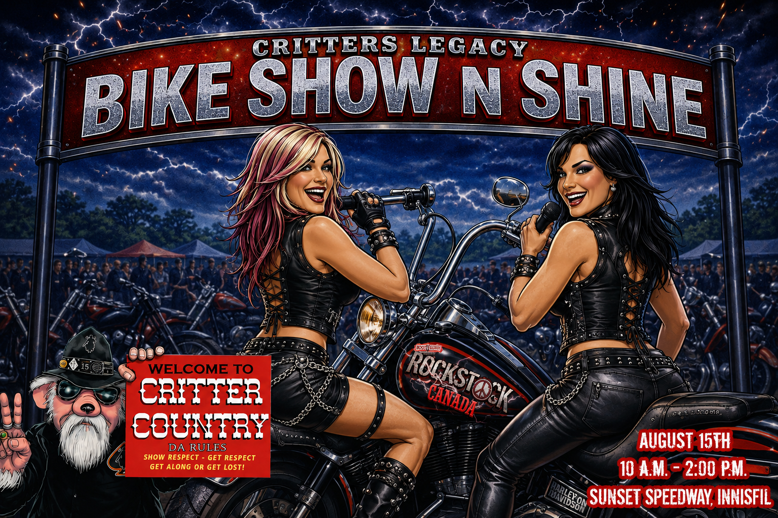 Critters Legacy Bike Show n Shine